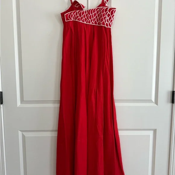 Farm Rio Red Fish Top Maxi Dress - Picture 6 of 13